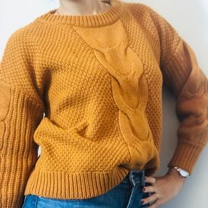 NWT J. Crew Cable-knit balloon sleeve sweater